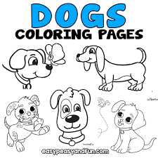 dog coloring pages archives easy peasy and fun