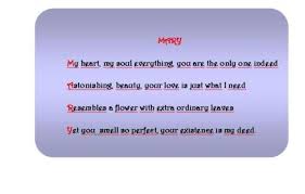 Write You Acrostic Poems Of Any Type By Poet Man