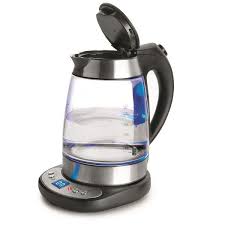 Bouilloire Electrique En Verre A Temperature Variable 1 7l Lacor Bouilloires Electriques Bouilloire Bouilloire Sifflante