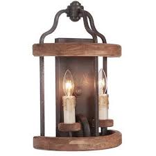 Craftmade Ashwood 2 Light Wall Sconce Rustic Lighting Fans