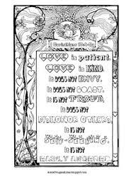 1 corinthians february coloring page. I Corinthians 13 4 8a Coloring Pages By Annie Lima Tpt