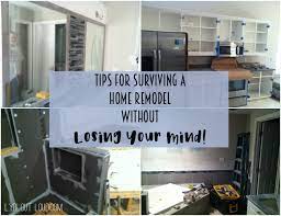 Depending on the size of the project, a kitchen remodel can take anywhere from a few weeks to a few months. Tips For Surviving A Home Renovation Without Losing Your Mind Lydi Out Loud