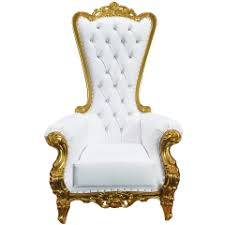 Turn a plastic chair into a throne chair. Throne Chairs Chairs