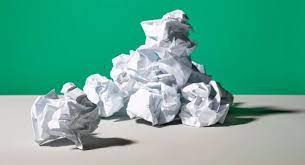 This Is The Way The Paper Crumples Published 2018 Crumpled Paper Paper Shape Change