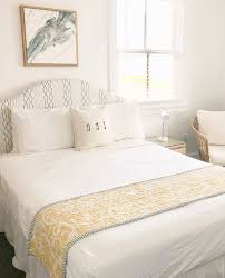 Bring a bit of coastal charm and patterned appeal to your master suite or guest room with cozy master bedroom found in this beach house located in florida. Home 931 Beach Guest House