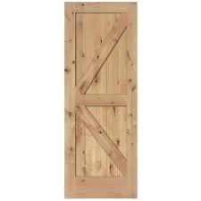 Steves Sons 36 In X 80 In 2 Panel Solid Core Unfinished Knotty Alder Interior Barn Door Slab Q64jknnnac99 The Home Depot Alder Interior Doors Knotty Alder Interior Doors Barn Doors Sliding