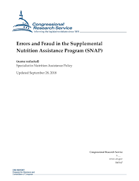 Tennessee 's ebt program began in november 1998 with a pilot project involving four counties. Errors And Fraud In The Supplemental Nutrition Assistance Program Snap Everycrsreport Com
