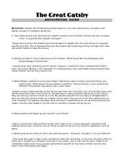 Exploring Social Class, Money, and Happiness in The Great Gatsby