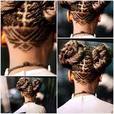 Shuri S Undercut From Black Panther The Best View I Could Find Undercut Natural Hair Hair Styles Undercut Hairstyles