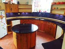 Taking up just 20 square feet, this circle kitchen promises to rotate up to 180 degrees to give you a sink, microwave, and dishwasher along with the same. A Semi Circle For Kitchen Work Stone Ideas Com