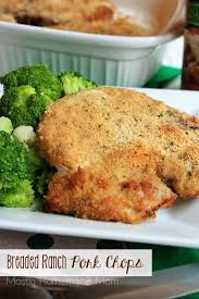Breaded Pork Chops Baked Mostly Homemade Mom Recipe Breaded Pork Chops Breaded Pork Chops Baked Ranch Pork Chops