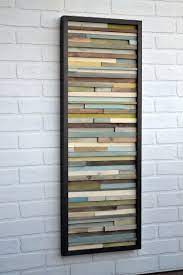 Wood Wall Art Abstract Acrylic Painting On Wood 3d Art Etsy Reclaimed Wood Art Pallet Wall Art Painting On Wood