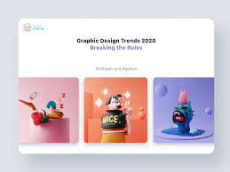 3d Design Trend 2020 Design Trends Graphic Design Trends 3d Design