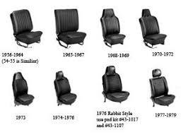 Tmi Original Style Seat Upholstery Full Set Bug 58 64 Volkswagen Beetle Vw Super Beetle Vw Beetle Classic