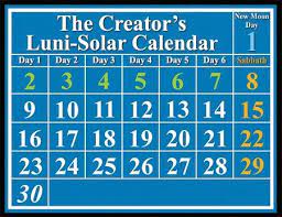 Lunar Solar Calendar Used By Early Christians To Observe Sabbath Day On The Ancient Calendar The Seventh Day Sabbath Always Fa Sabbath Calendar Sabbath Day