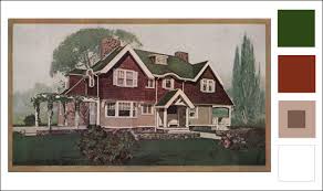 If something needs to be painted, color is the lowest of priorities; Exterior Color Schemes Vintage Paint Color Antique Home Style