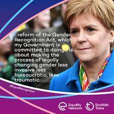 Equality organisations welcome Scottish Government draft bill to reform the  Gender Recognition Act