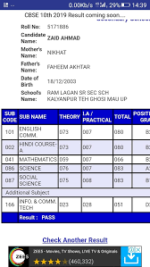 This year lakhs of students across the. Are Your Parents Satisfied With Your Class 10th Cbse Result 2019 Quora