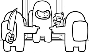 There is an imposter among us printable coloring pages | 10 cute coloring pages. Among Us Coloring Pages Free Printable Coloring Pages For Kids