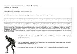 Scrooge Character Analysis Character Analysis Scrooge Christmas Carol