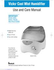 Vicks V3100 Use And Care Manual Pdf Download Manualslib