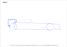 To start with, we shall draw a simple line across our step 8. Learn How To Draw Formula One Car Sports Cars Step By Step Drawing Tutorials