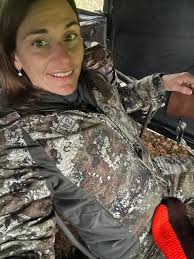 Happy to be out in the woods with meat