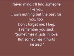 Old friend, why are you so shy? Adele Someone Like You With Lyrics Youtube