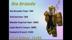 5 Amazing Jjba Roblox Avatars 3 Youtube