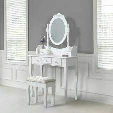 Every house has to have a few elements that will never be dictated by the availability (or. Avc Designs 5 Drawer Dressing Table With Oval Mirror Stool Set White For Sale Online Ebay