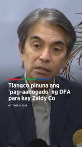 Tiangco pinuna ang 'pag-aabogado' ng DFA para kay Zaldy Co