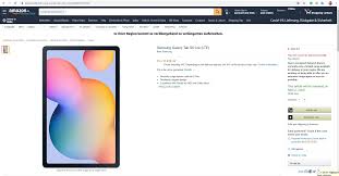 Samsung Galaxy Tab S6 Lite: Amazon.de ...