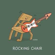Rocking Chair Mecedora Qqenglish Idioms Aprendeingles Expressions Ingles Filipinas Qqenglishenespanol Funny Illustration Cute Puns Funny Cartoons