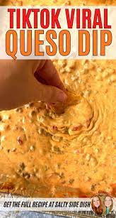 Queso Dip Viral Tiktok Recipe Queso Recipe Recipes Cooking Recipes