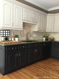 You must realize that the inner most point to the room is where the cabinets will be set from because if you have a refrigerator panel or stove and hood cabinet ends, the upper and lower cabinets need to perfectly line up with each. Black Kitchen Cabinets The Ugly Truth At Home With The Barkers