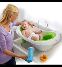 9 months and up and up to 25 lb maximum. Baby Bath Tub Fisher Price 4 In 1 Sling N Seat Tub Babies Kids Bathing Changing Bathtub Bath Accessories On Carousell