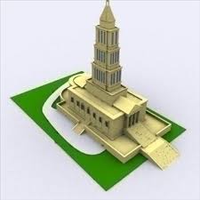 George Washington Masonic Temple 3d Model 3d Model Of George Washington Masonic Temple 3d Model Landmarks Historical Masonic Temple George Washington Model