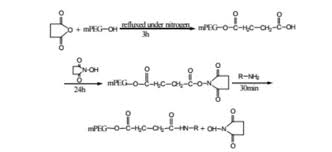In this aptamer drug, the oligonucleotide is modified with branched peg (40 kda) at the 50 terminus. Pegylation Of Small Molecule Drugs Biochempeg