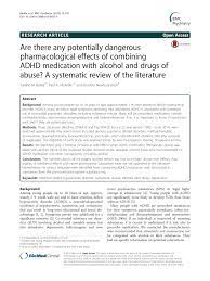 Is alcohol a stimulant for adhd. Pdf Are There Any Potentially Dangerous Pharmacological Effects Of Combining Adhd Medication With Alcohol And Drugs Of Abuse A Systematic Review Of The Literature