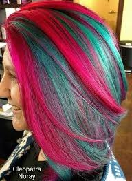 Dark Pink Dark Green Hair Hair Styles Green Hair Hair
