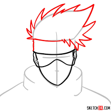 Here presented 62+ kakashi drawing easy images for free to download, print or share. How To Draw The Face Of Kakashi Hatake Naruto Sketchok Easy Drawing Guides