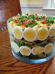 Continue to 25 of 48 below. 7 Layer Salad Recipe Layered Salad Recipes Recipes Favorite Recipes
