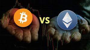 Ethereum Vs Bitcoin The 1 Ethereum To Usd Chart Telling You Who Is The Winner Bitcoin Bitcoin Transaction Bitcoin Price