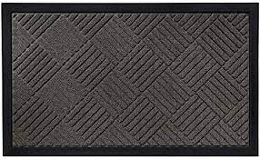 Outside shoe mat rubber doormat for front door 18x 30 outdoor. Gorilla Grip Original Durable Rubber Door Mat 29 X 17 Heavy Duty Doormat Indoor Outdoor Waterproof Easy Clean Low Profile Mats For Entry Garage Patio High Traffic Areas Gray Diamond Buy Online At