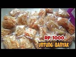 Cireng adalah jajajan street food khas bandung. Jajanan 1000 Rupiah Paling Simpel Bisa Untung Banyak Youtube