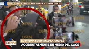 ¡Equipo de seguridad de Kenia Os la GOLPEA por 'accidente'!