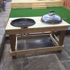 57 Weber Table Mod Not Quite Complete Diy Bbq Bbq Table Grill Table