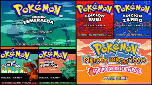 Equipo de rescate azul las mejores 7 imágenes de pokémon mundo misterioso: Descargar Roms De Pokemon Para Game Boy Advance Pokemon Project