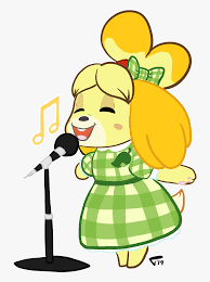 Are you looking for bird singing design images templates psd or png vectors files? 2 Jan Animal Crossing Isabelle Singing Hd Png Download Kindpng