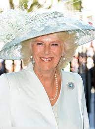 Camilla Duchess Of Cornwall Chose A Very Pale Blue Hat Featuring A Clutch Of Pretty Feathers Duchess Of Cornwall Camilla Duchess Of Cornwall Camilla